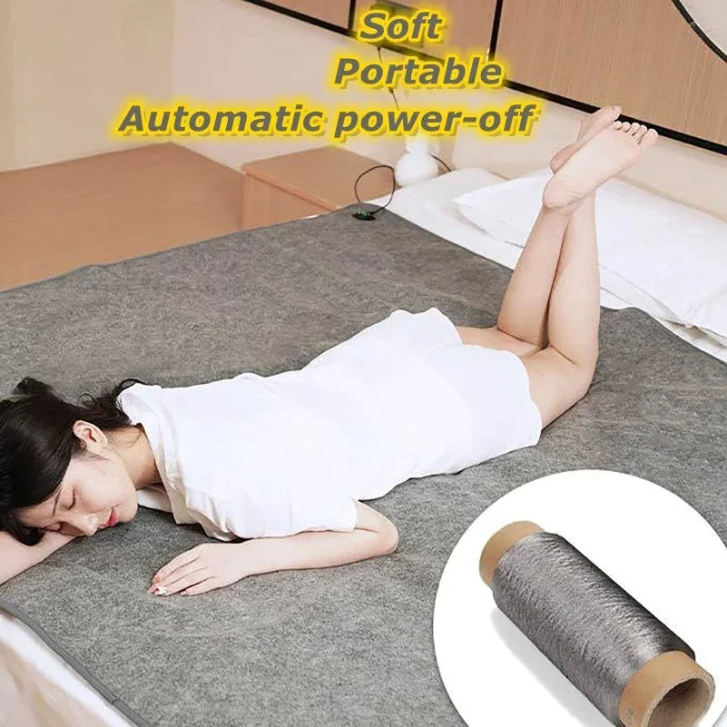 Colchón Eléctrico Calefaccionado USB Type-C Individual – Lavable y Portátil para Dormitorio y Oficina