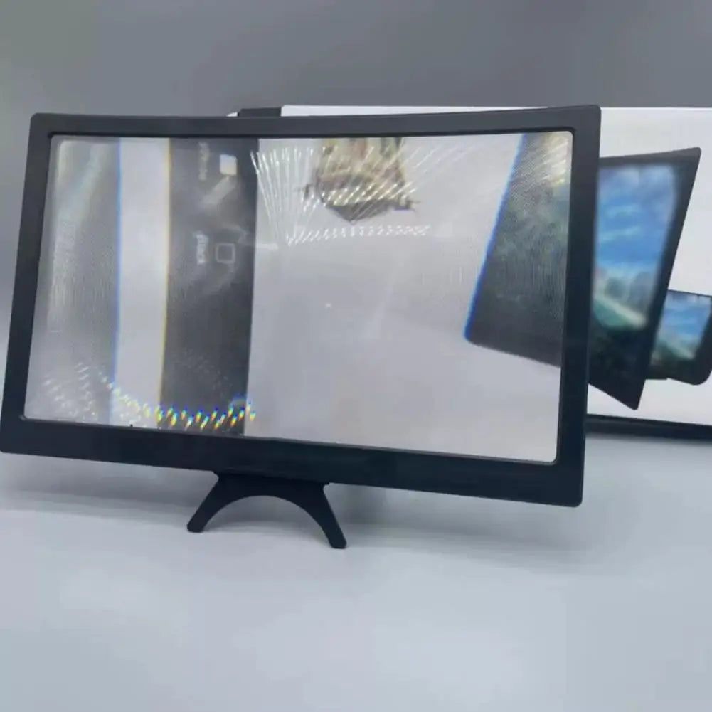 Lupa de Pantalla Curva para Móvil 12 Pulgadas HD – Amplificador Plegable y Portátil con Protección Visual