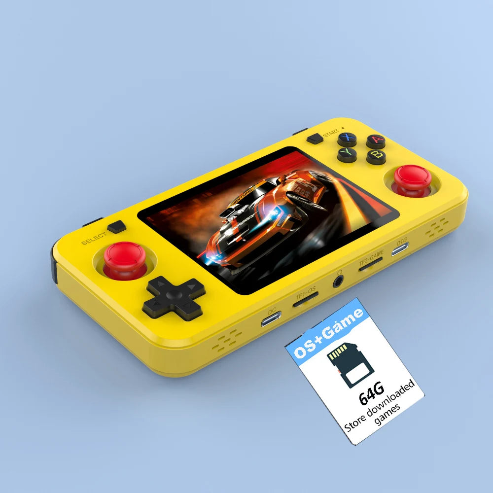 Consola Portátil Retro R36H ARKOS – Pantalla IPS 3.5", 64G/128G, Regalo para Niños