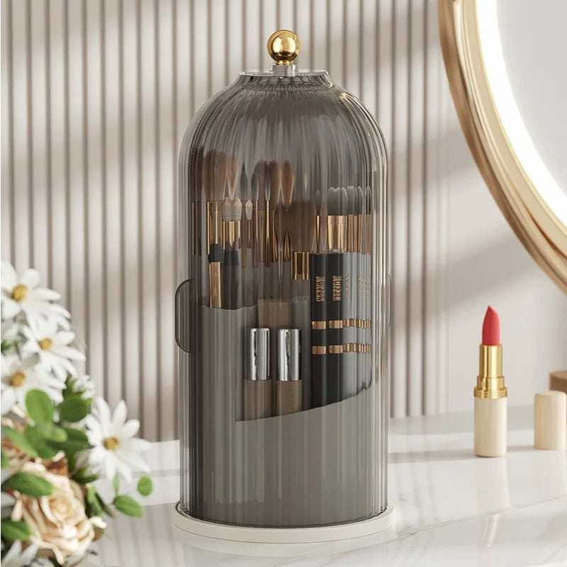 Caja Giratoria para Pinceles de Maquillaje – Renuevá tu Tocador con Fácil Almacenamiento