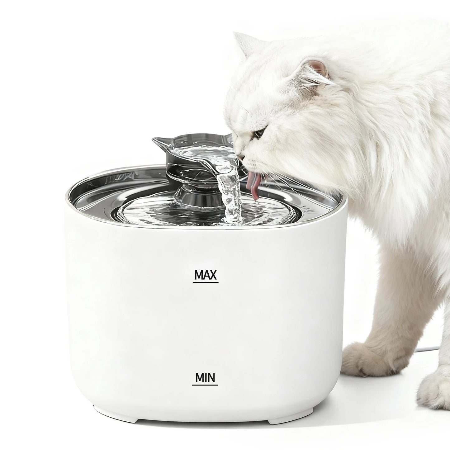 Dispensador de Agua Eléctrico Silencioso para Mascotas 2.2L USB con Filtro – Fuente Automática para Gatos