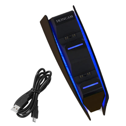 Base Cargadora para Controles PS5 DualSense | Soporte y Estación de Carga para PlayStation 5