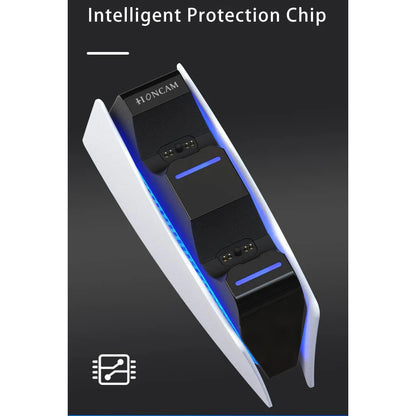 Base Cargadora para Controles PS5 DualSense | Soporte y Estación de Carga para PlayStation 5