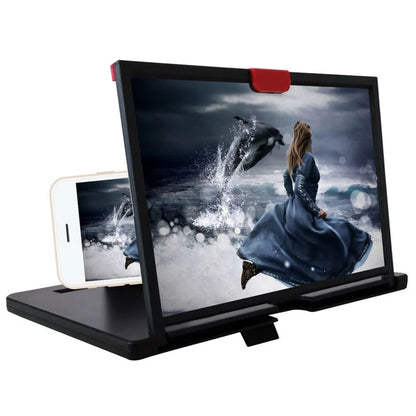 Amplificador de Pantalla 3D para Móvil 10/12 Pulgadas – Soporte Universal con Lupa HD