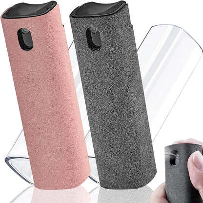 Limpiador de Pantalla 2 en 1 con Spray Portátil y Paño de Microfibra para Móvil, Tablet y Vidrio - AILEHKUO