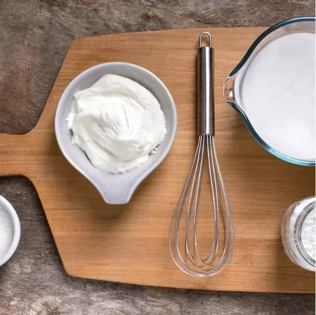 Batidor Manual de Acero Inoxidable 10" – Ideal para Huevos, Cremas, Salsas y Repostería