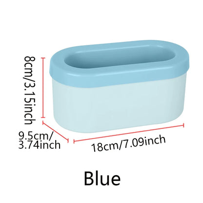 Cubitera de Silicona Portátil Redonda – Molde para Hielo, Enfriador de Vino y Bebidas