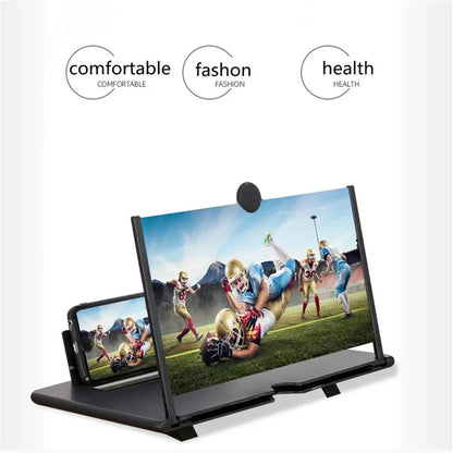 Lupa de Pantalla para Móvil 12/10 Pulgadas 3D HD – Amplificador para Adultos Mayores, Cine en Casa y Viajes