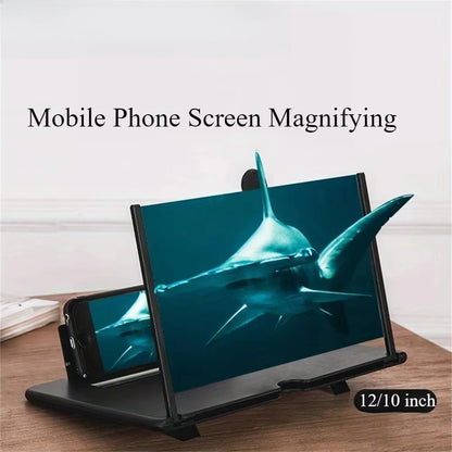 Lupa de Pantalla para Móvil 12/10 Pulgadas 3D HD – Amplificador para Adultos Mayores, Cine en Casa y Viajes