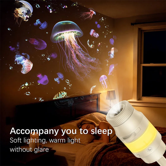 Proyector Galaxy 2 en 1 USB – Rotación 360° Luz Nocturna LED para Auto y Dormitorio