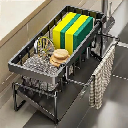 Soporte Escurridor para Esponja con Gancho Colgante – Organizador de Pileta