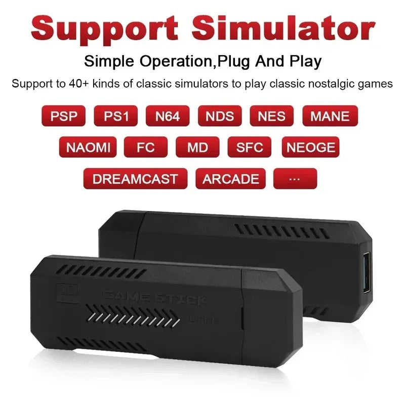 Consola Portátil X2 Plus – Pantalla 4K Ultra HD, 40000+ Juegos Retro, 128G, HDMI Inalámbrico, 50+ Emuladores