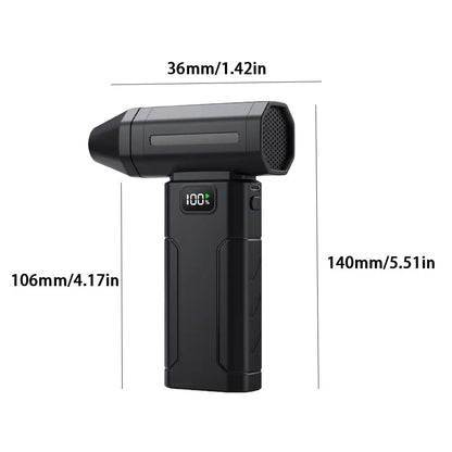 Soplador Eléctrico Turbo X8 de Alta Velocidad | Limpiador de Aire Portátil Recargable USB