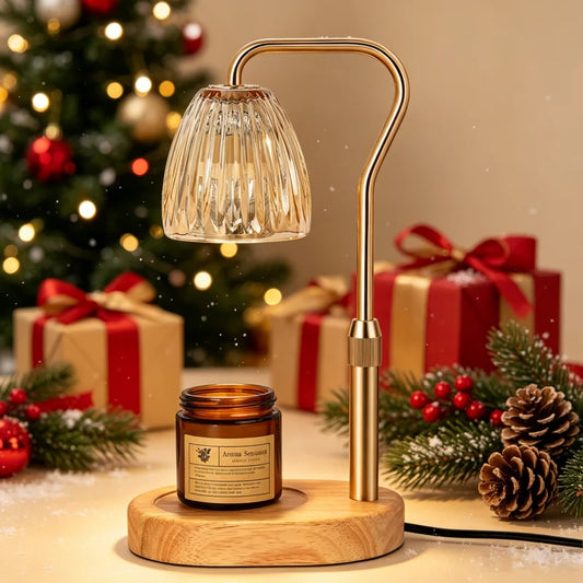 Calentador de Velas con Timer y Regulador – Ambiente Acogedor, Ideal como Regalo de Navidad