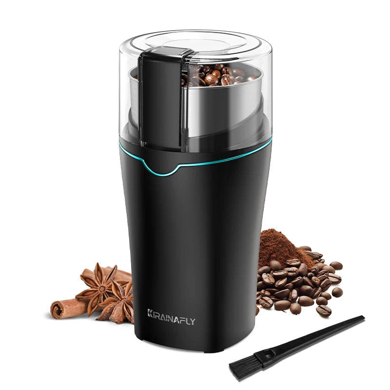 Molinillo de Café Profesional 300W con Vaso Desmontable de Acero Inoxidable – Especias, Hierbas y Granos