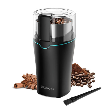 Molinillo de Café Profesional 300W con Vaso Desmontable de Acero Inoxidable – Especias, Hierbas y Granos