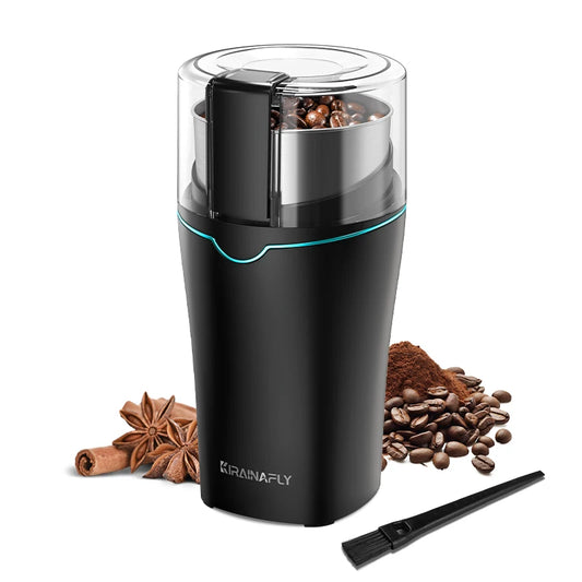Molinillo de Café Profesional 300W con Vaso Desmontable de Acero Inoxidable – Especias, Hierbas y Granos
