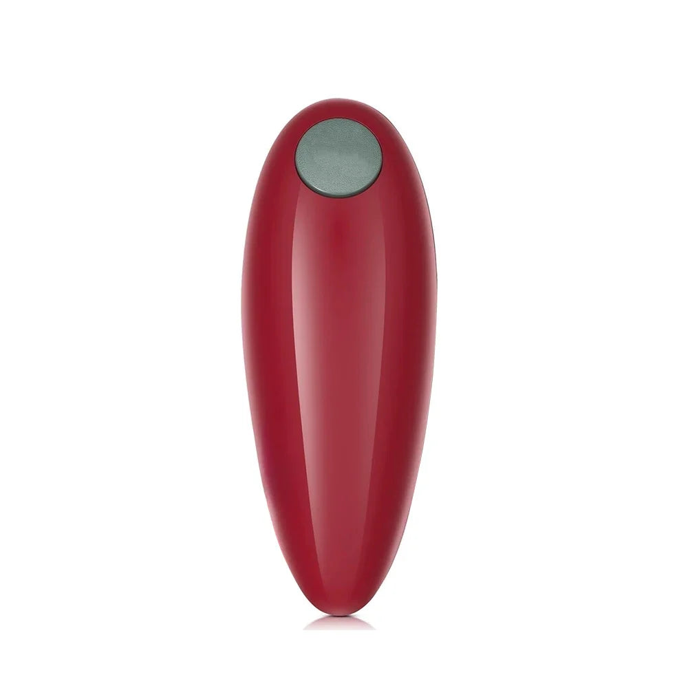 Abrelatas Eléctrico Rojo – Automático con Borde Suave para una Cocina Segura