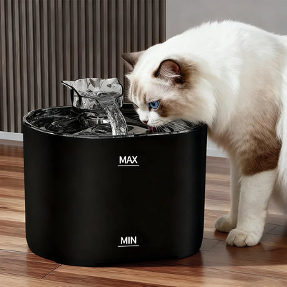 Dispensador de Agua Eléctrico Silencioso para Mascotas 2.2L USB con Filtro – Fuente Automática para Gatos