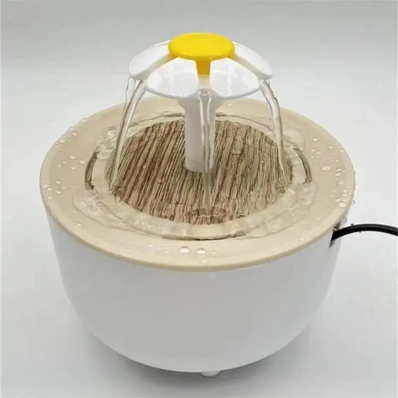 Fuente de Agua Automática para Mascotas con Filtro USB 1200ml – Silenciosa para Gatos y Perros