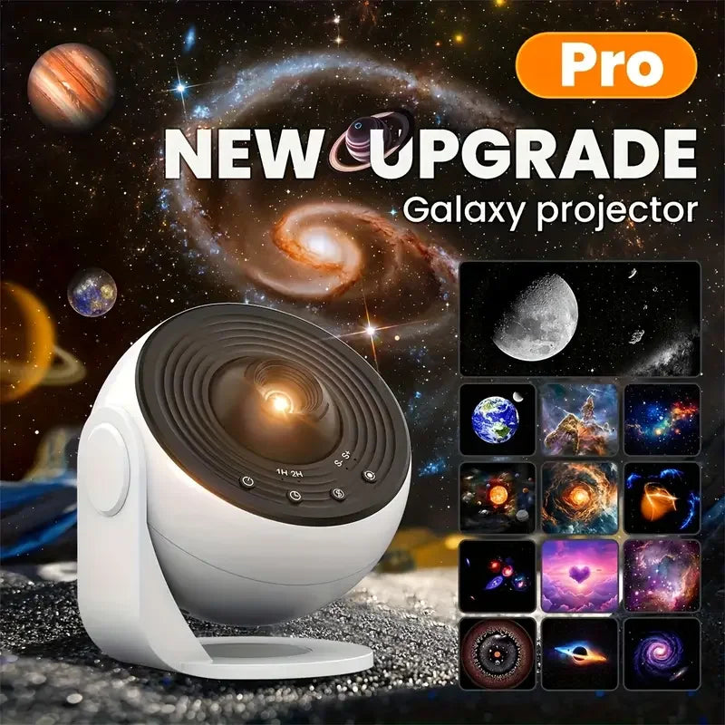 Proyector Planetario Pro 360° – Lámpara Galaxy para Niños, Bodas y San Valentín