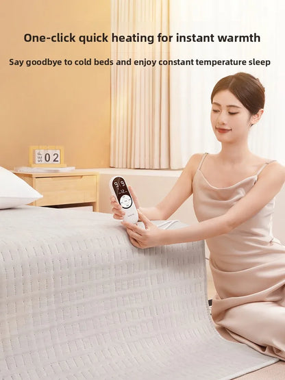 Manta Eléctrica Individual con Control de Temperatura – Colchón Calefaccionado para Hogar