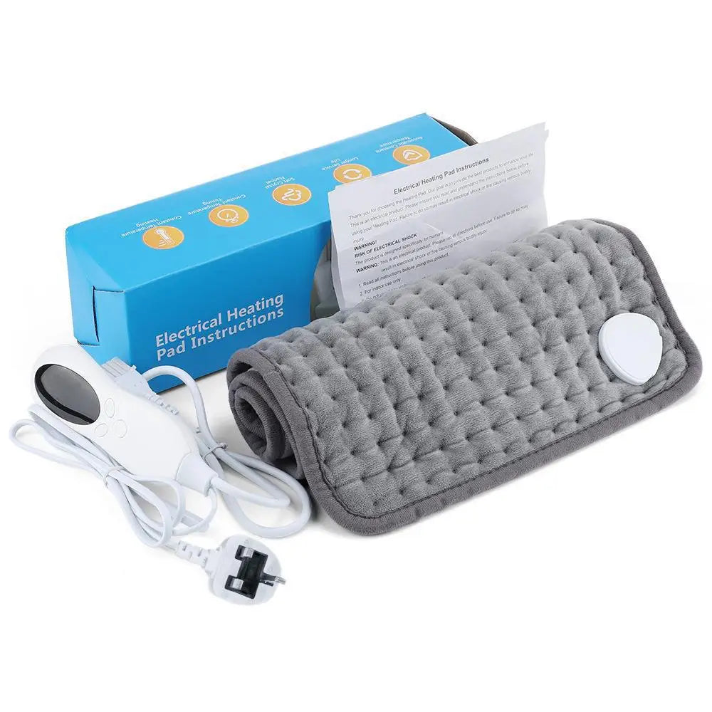 Manta Eléctrica Calefaccionada 220V con Sábana Térmica 60x30cm – Alivio para Espalda y Abdomen