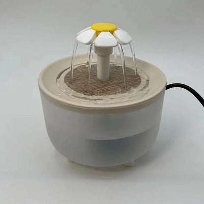 Fuente de Agua Automática para Mascotas con Filtro USB 1200ml – Silenciosa para Gatos y Perros