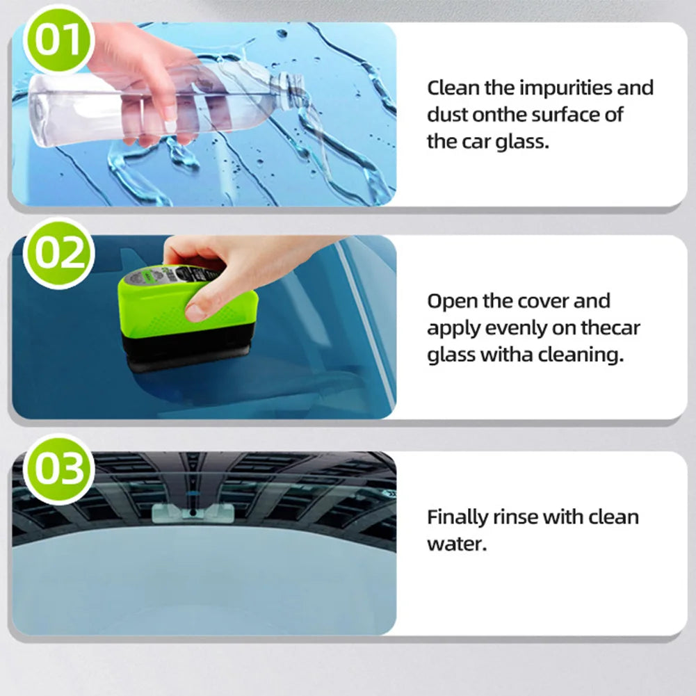 Limpiador de Vidrios Antivaho para Autos, Herramienta Limpiadora de Parabrisas, Resistente al Agua, Universal para Ventanas Automotrices