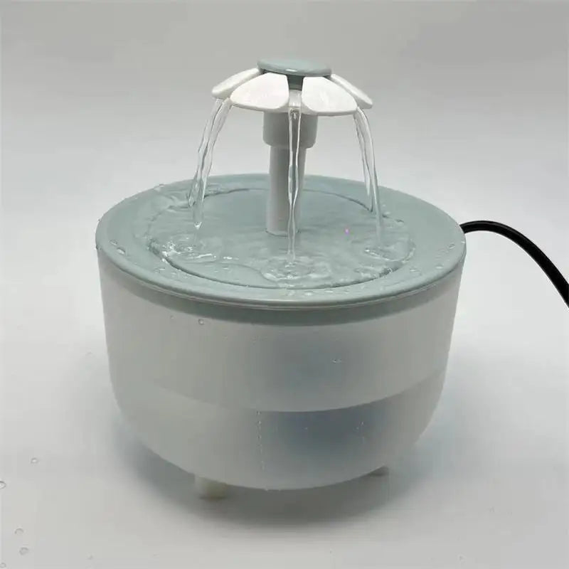 Fuente de Agua Automática para Mascotas con Filtro USB 1200ml – Silenciosa para Gatos y Perros