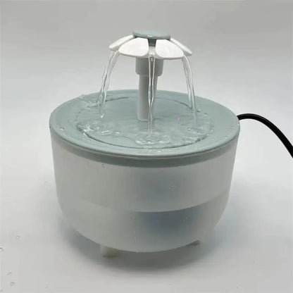 Fuente de Agua Automática para Mascotas con Filtro USB 1200ml – Silenciosa para Gatos y Perros