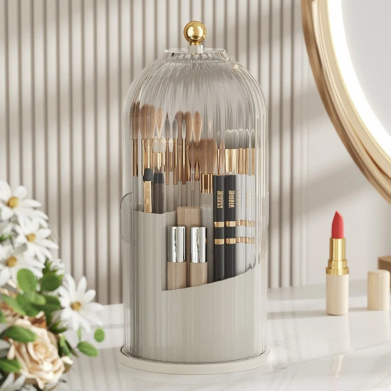 Caja Giratoria para Pinceles de Maquillaje – Renuevá tu Tocador con Fácil Almacenamiento