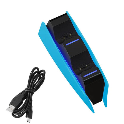 Base Cargadora para Controles PS5 DualSense | Soporte y Estación de Carga para PlayStation 5