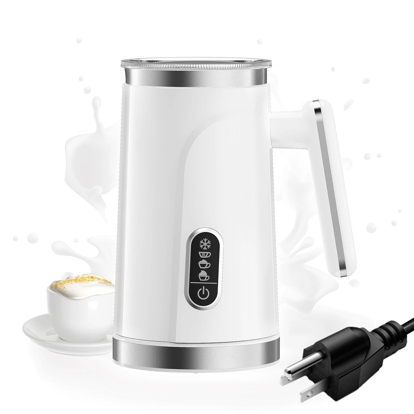 Espumador de Leche Automático BioloMix 4 en 1 – Frío, Caliente y Chocolate