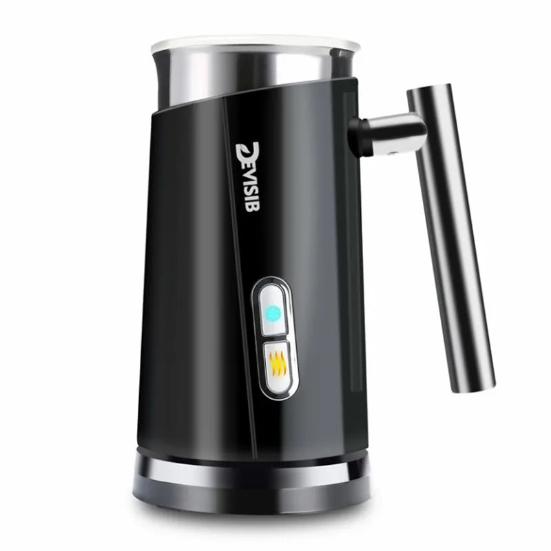 Espumador de Leche Eléctrico DEVISIB 3 en 1 – 300ml, Frío y Caliente para Café y Cappuccino