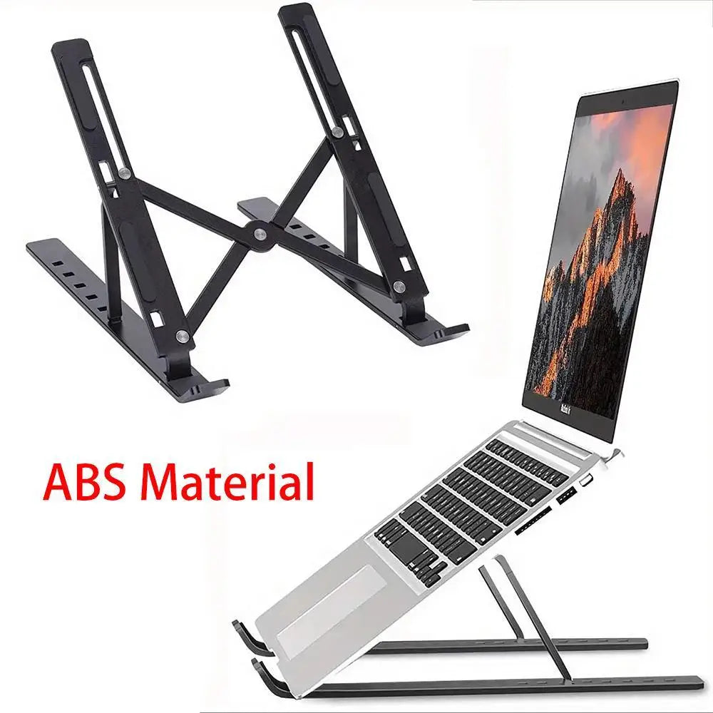 Soporte Plegable para Laptop con Ventilación y Múltiples Ángulos