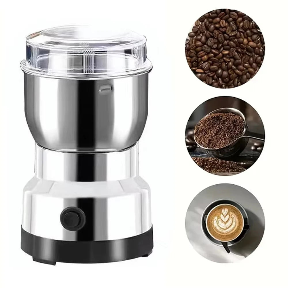 Mini Molinillo Eléctrico 300ml Ultrafino – Café, Especias, Granos y Alimentos para Bebé (2 o 4 Cuchillas)