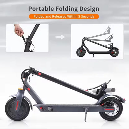 Scooter Eléctrico Plegable 350W – Control por App, Batería 36V 10.4Ah y Gran Autonomía