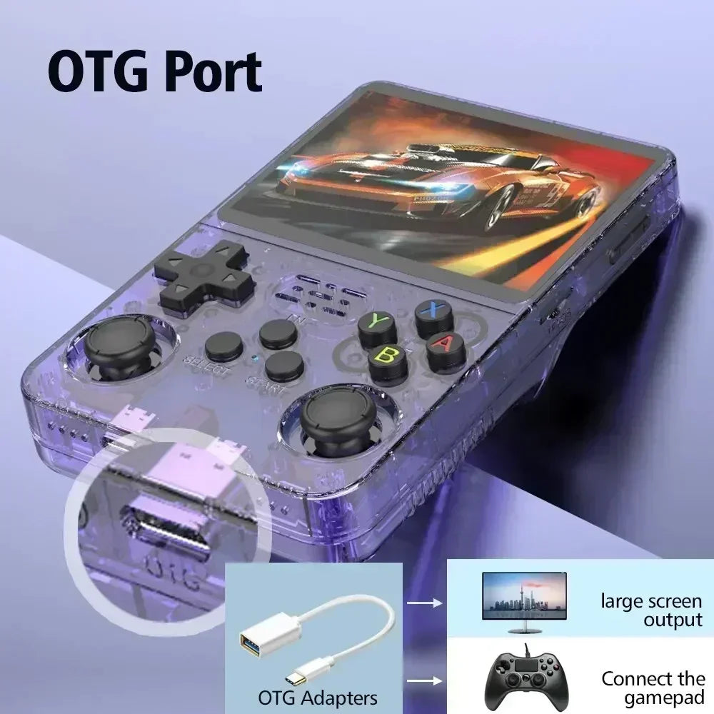 Consola Portátil Retro R36S – Pantalla IPS 3.5", 64GB/128GB/256GB, Juegos Incorporados