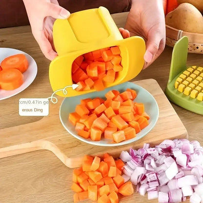 Cortador Multifuncional de Verduras – Rebanador, Picador y Cortador de Papas Fritas