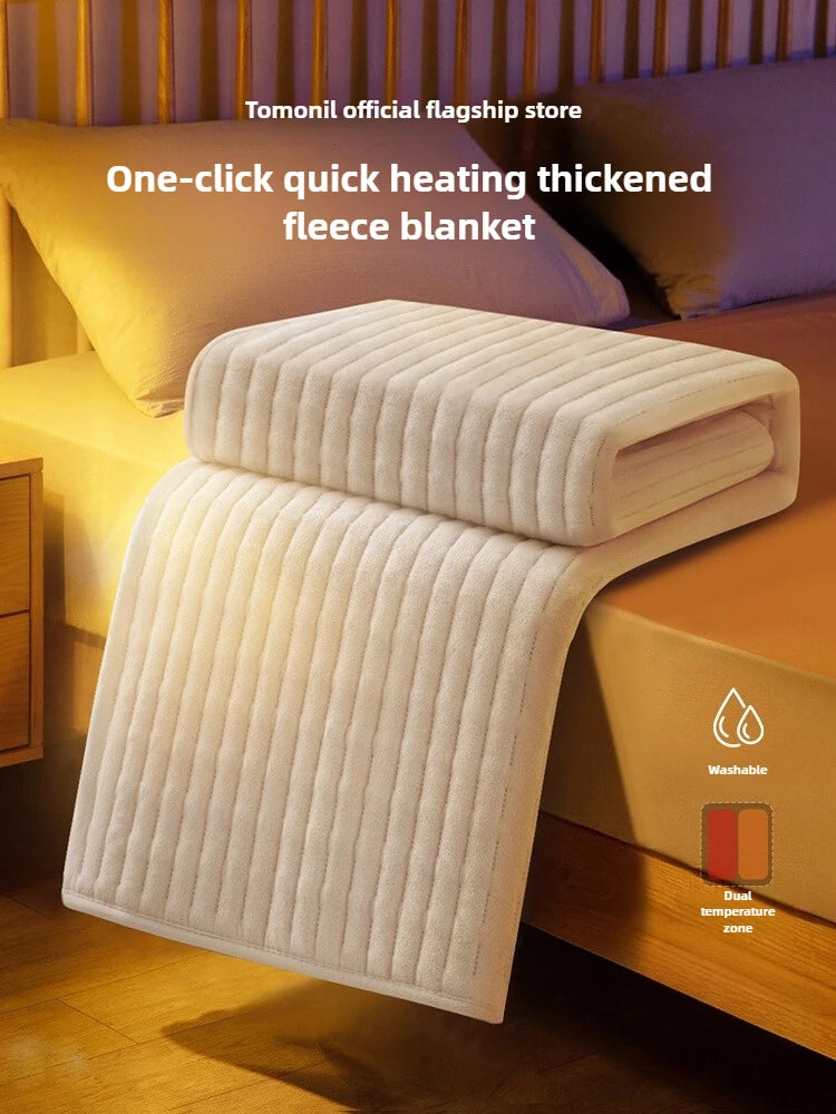 Manta Eléctrica Individual con Control de Temperatura – Colchón Calefaccionado para Hogar