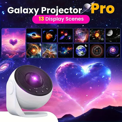 Proyector Planetario Pro 360° – Lámpara Galaxy para Niños, Bodas y San Valentín