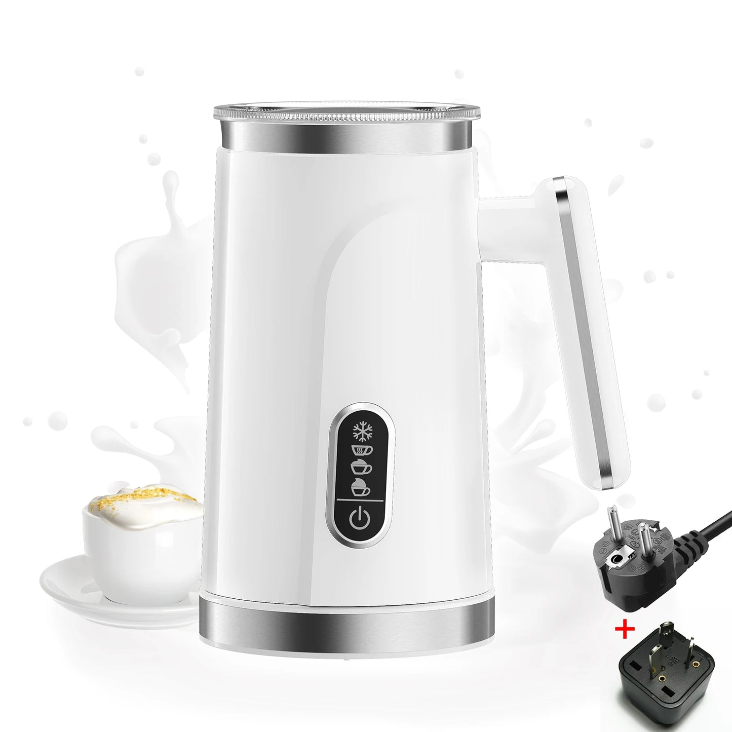 Espumador de Leche Automático BioloMix 4 en 1 – Frío, Caliente y Chocolate