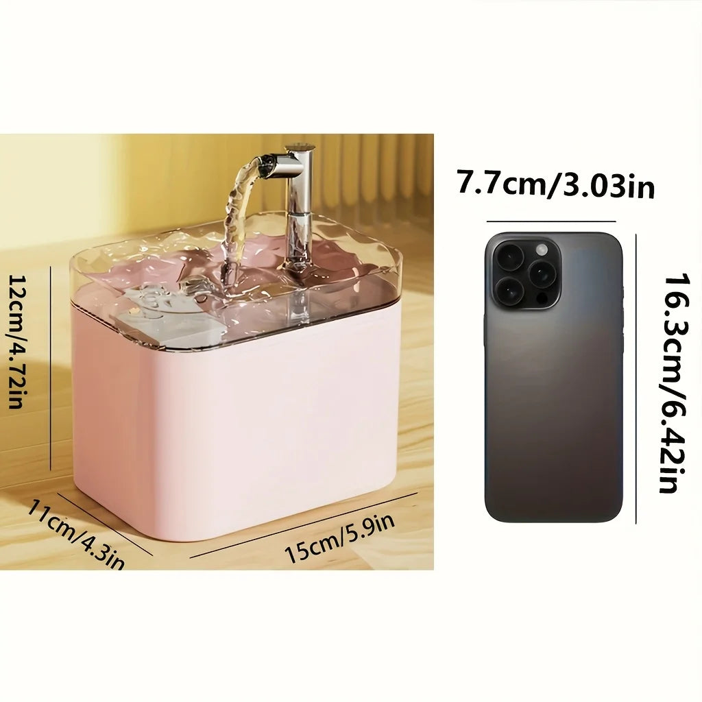 Dispensador de Agua Circulante 1.5L para Gatos y Perros – Fuente Automática con Flujo Continuo