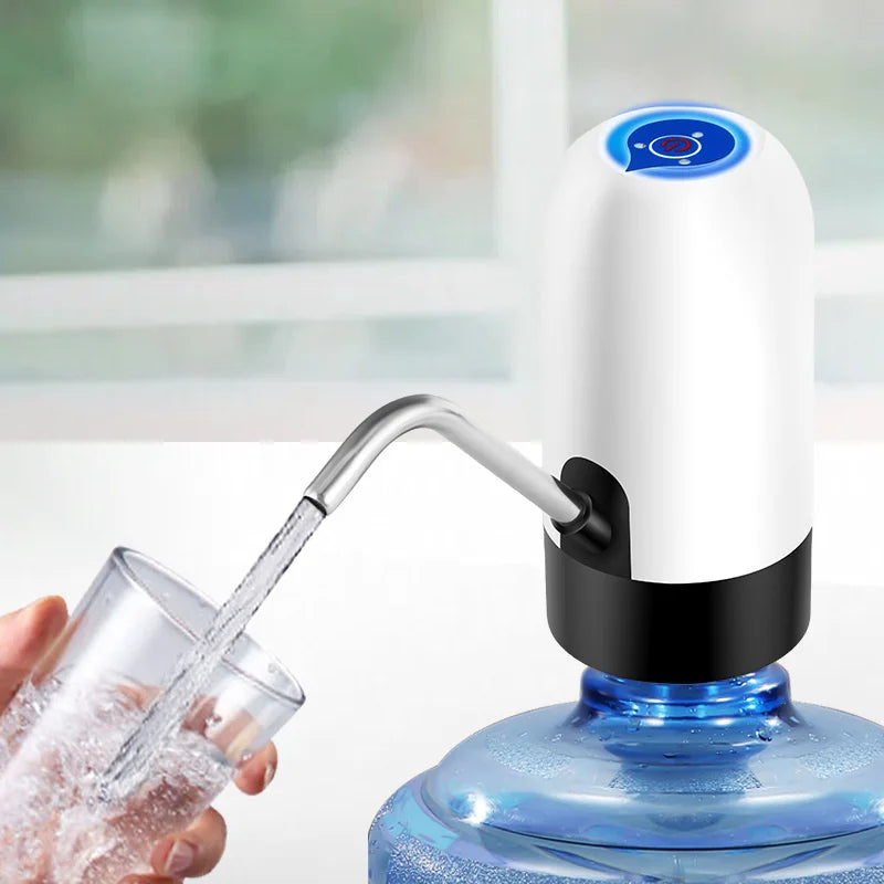 Bomba Dispensadora de Agua para Bidón de 5 Galones USB Recargable – Eléctrica y Portátil