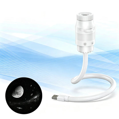 Proyector Galaxy 2 en 1 USB – Rotación 360° Luz Nocturna LED para Auto y Dormitorio