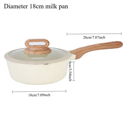 Set de Ollas y Sartenes Antiadherentes de Cerámica DONNOR – Cocina Fácil y Profesional