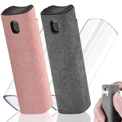 Limpiador de Pantalla 2 en 1 con Spray Portátil y Paño de Microfibra para Móvil, Tablet y Vidrio