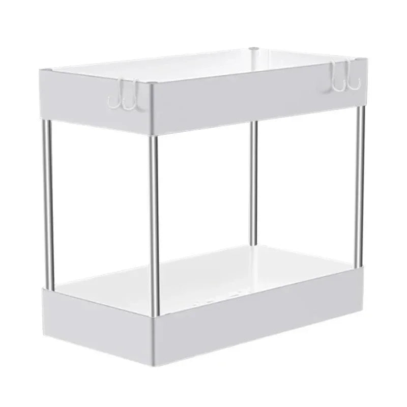 Organizador Bajo la Pileta 2 Niveles con Cajón Múltiple – Cocina y Baño (1 o 2 unidades)