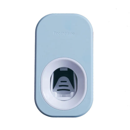 Dispensador Automático de Pasta Dental con Portacepillos – Soporte de Pared para Baño